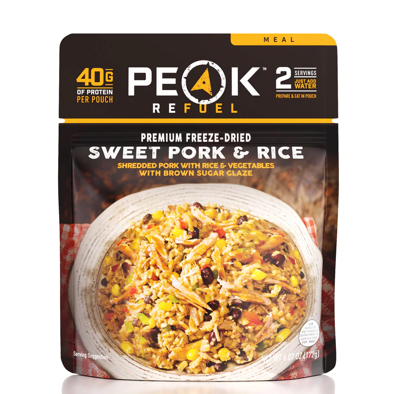 PEAK MEALS SWEET PORK AND RICE image 0
