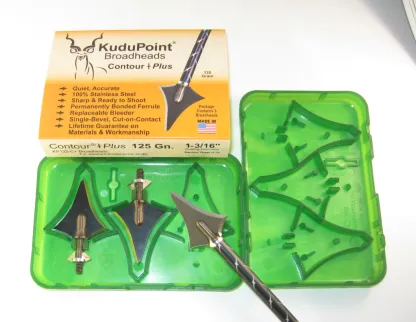 KUDU POINT BROADHEADS CONTOUR PLUS 125 GR 1-3\16" image 2