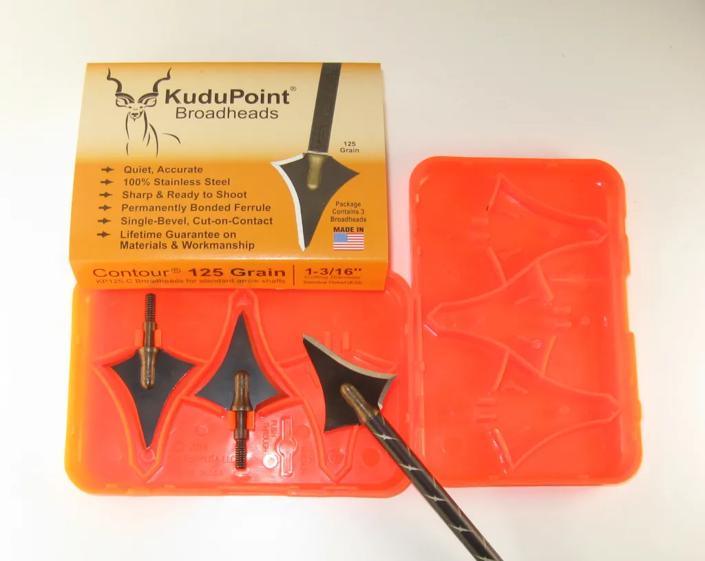 KUDU POINT Contour 125gr (3 Pack w/case)1-3/16" image 1