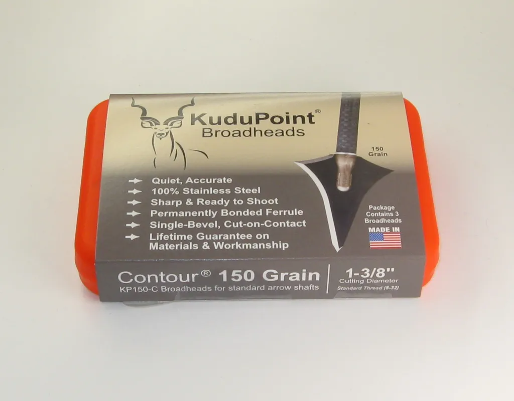 KUDU POINT Contour 150gr (3 Pack w/case)1-3/16" image 0